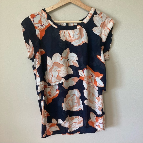 CAbi Tops - Cabi Floral Blouse S